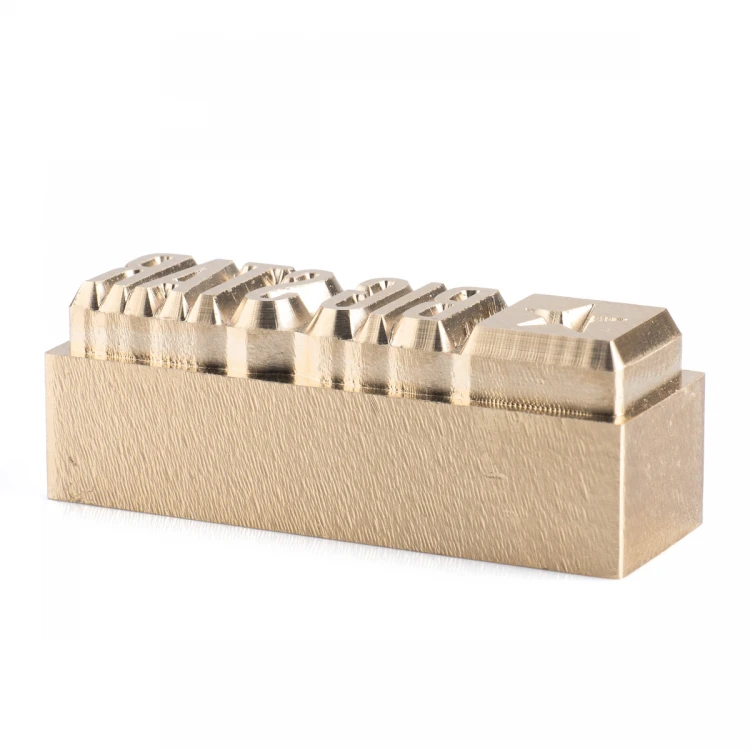 Stempel do wyciskania logotypu na gorąco i zimno - wymiary matrycy: 36x12mm - CNC105 