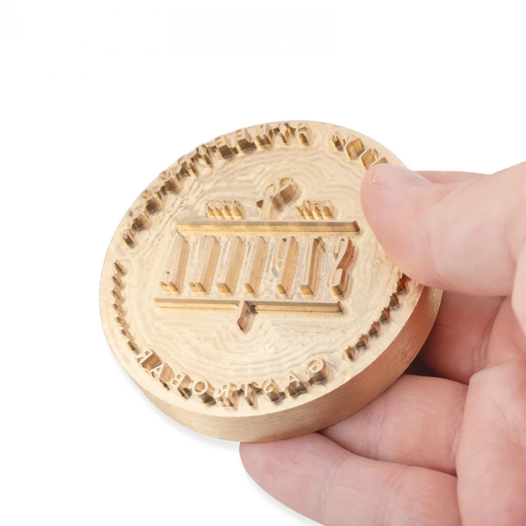 Stempel do wyciskania logotypu na gorąco w pieczywie - wymiary matrycy: 73x73mm - CNC110 