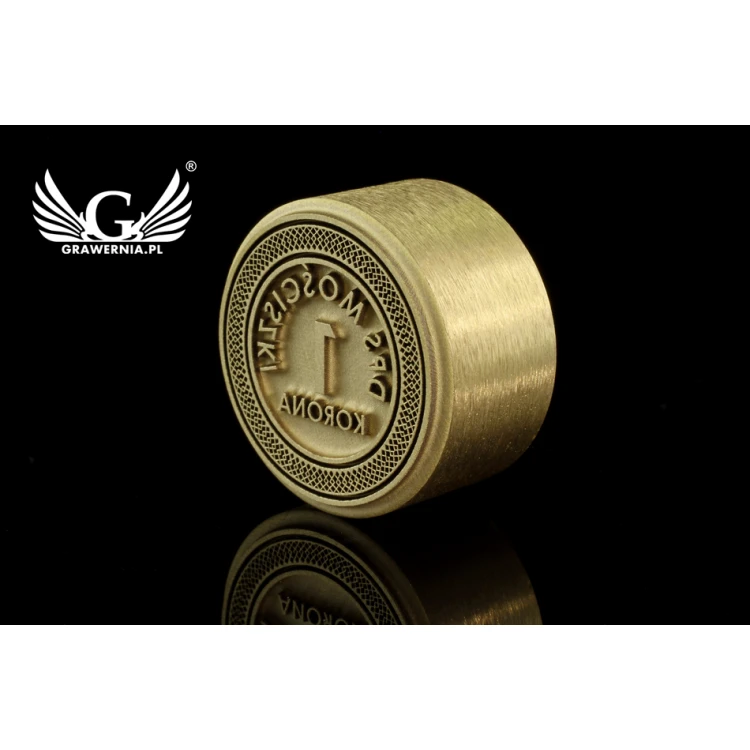 STEMPEL do wypalania logotypu na gorąco - średnica matrycy: 22mm - LASER 