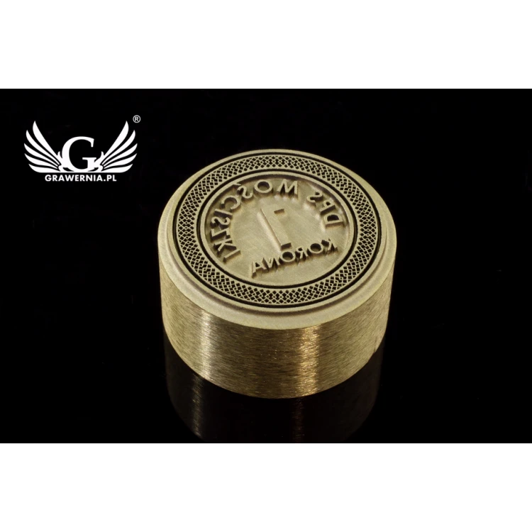 STEMPEL do wypalania logotypu na gorąco - średnica matrycy: 22mm - LASER 
