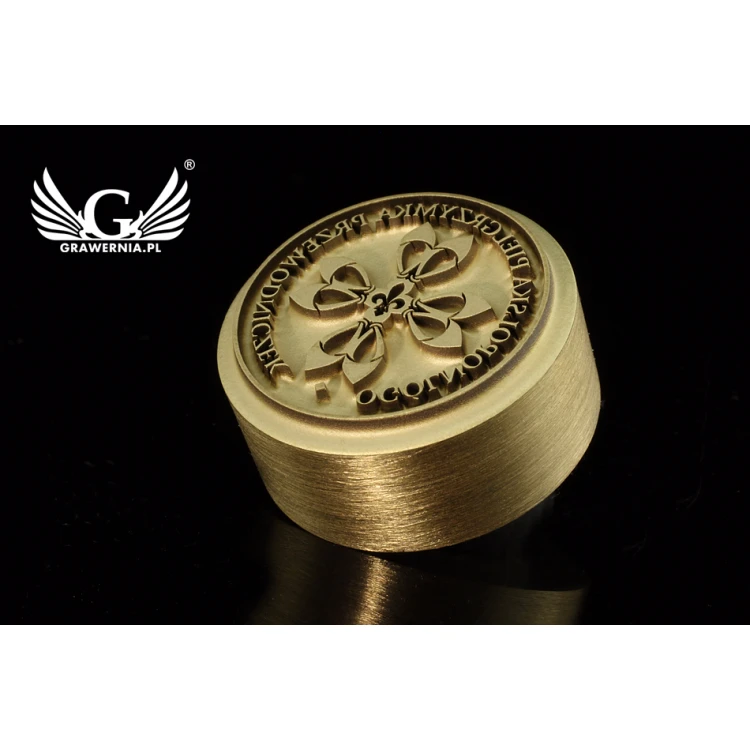 STEMPEL do wypalania logotypu na gorąco - średnica matrycy: 25mm - LASER 