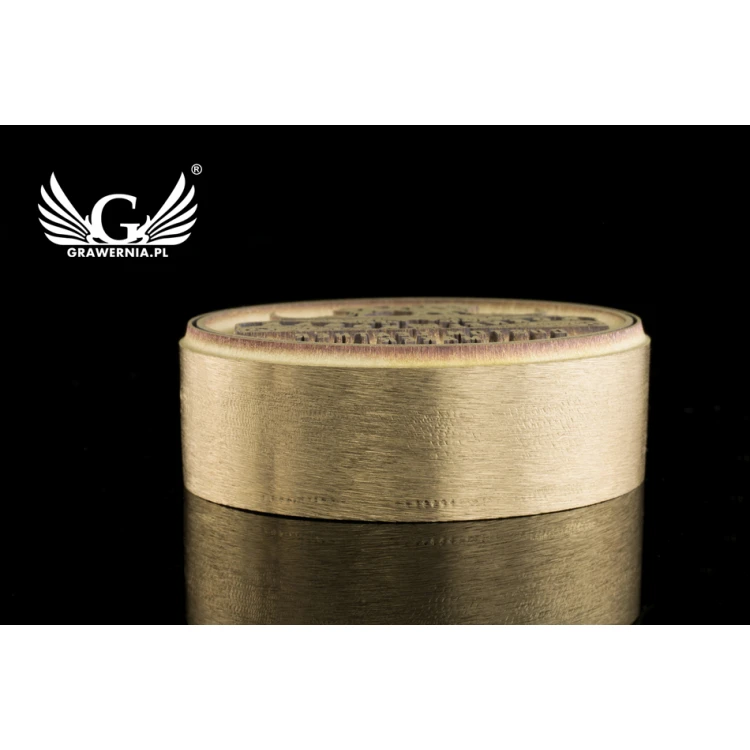 STEMPEL do wypalania logotypu na gorąco - wymiary matrycy: 34x25mm - LAS030