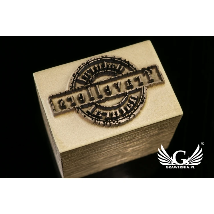 STEMPEL do wypalania logotypu na gorąco - wymiary matrycy: 17x12mm - LASER - LAS031