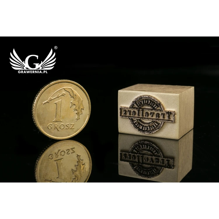 STEMPEL do wypalania logotypu na gorąco - wymiary matrycy: 17x12mm - LASER - LAS031