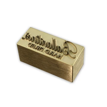 STEMPEL do wypalania logotypu na gorąco - wymiary matrycy: 32x13,9mm - LASER 