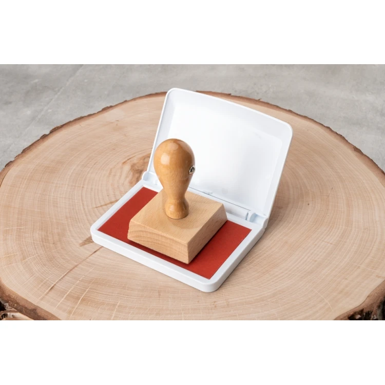Stempel Ex Libris do odbijania w tuszu - Gramofon - wymiary gryfu 50x50mm - EX018