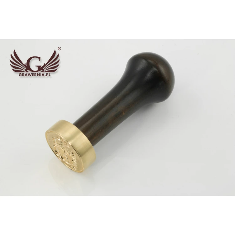 Stempel herbowy do odbijania w laku - CNC - średnica 33mm