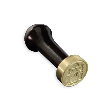 Stempel herbowy do odbijania w laku - CNC - średnica 33mm