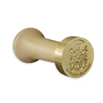 Stempel herbowy do odbijania w laku - CNC - średnica 33mm