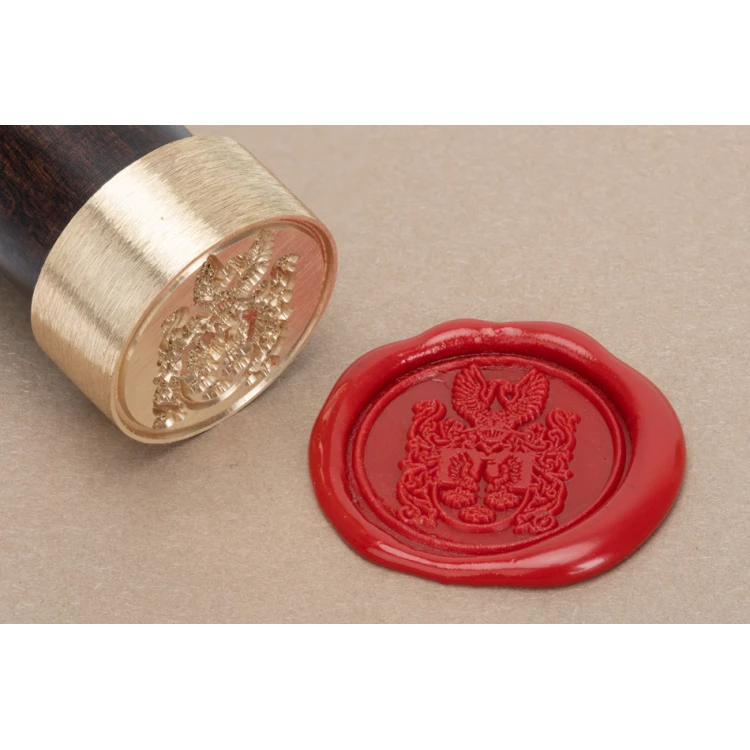 Stempel herbowy do odbijania w laku - CNC - średnica 22mm - CNC096
