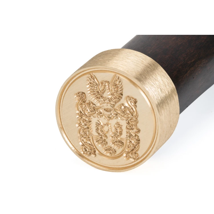 Stempel herbowy do odbijania w laku - CNC - średnica 22mm - CNC096