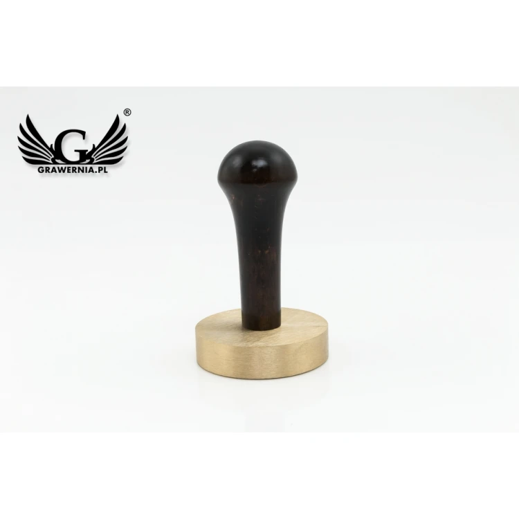 Stempel mosiężny do odbijania tuszem - średnica 60mm - FIB074 