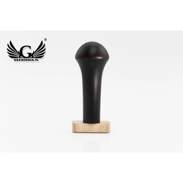 Stempel mosiężny do odbijania tuszem - wymiary: 42x17mm - FIB082