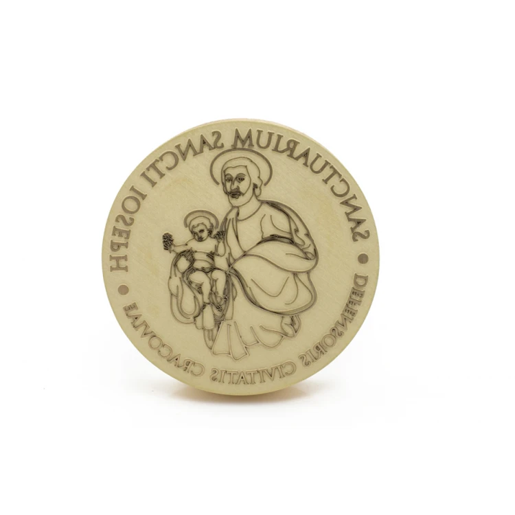 Stempel mosiężny do odbijania tuszem - średnica 60mm - FIB075