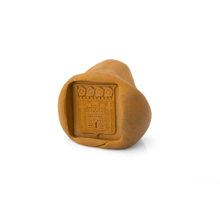 Stempel mosiężny do odbijania w laku - CNC - wym. 20x21mm - CNC102