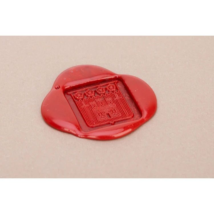 Stempel mosiężny do odbijania w laku - CNC - wym. 20x21mm - CNC102