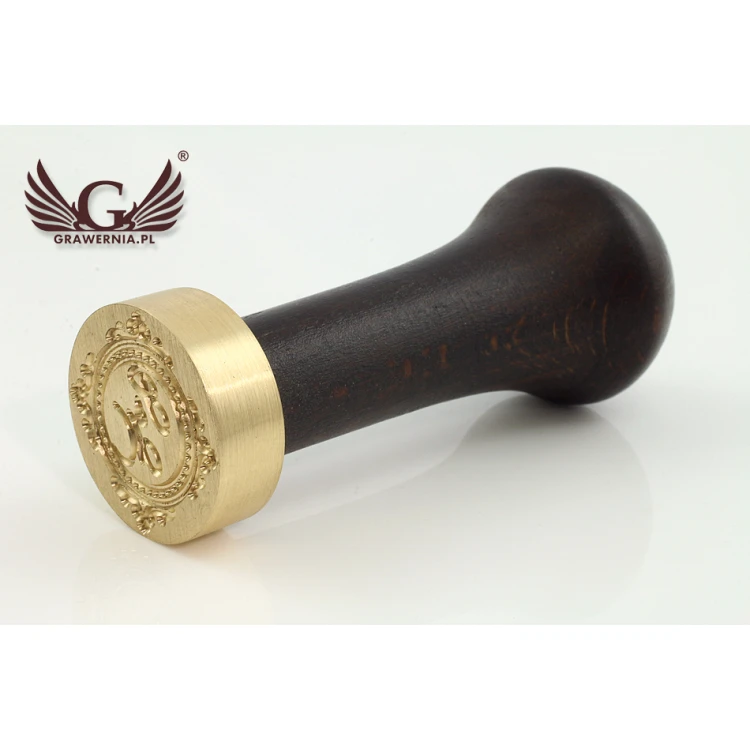 Stempel ślubny do odbijania w laku - CNC - średnica 30mm 
