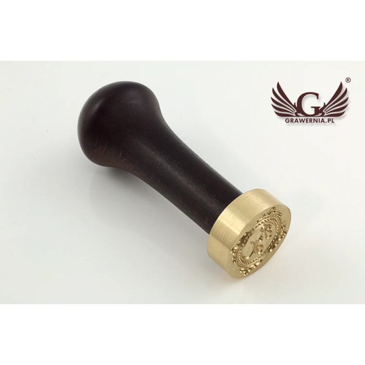 Stempel ślubny do odbijania w laku - CNC - średnica 30mm 