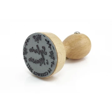 Stempel ślubny do odbijania w tuszu - średnica odbicia 38mm 
