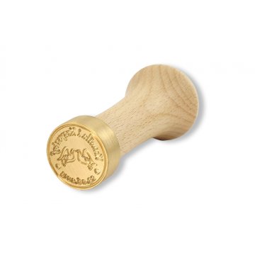 Stempel ślubny do odbijania w laku - CNC - średnica 24mm