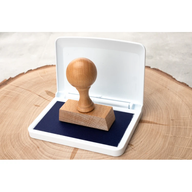 Stempel ślubny do odbijania w tuszu - wymiary gryfu 50x20mm - STS046