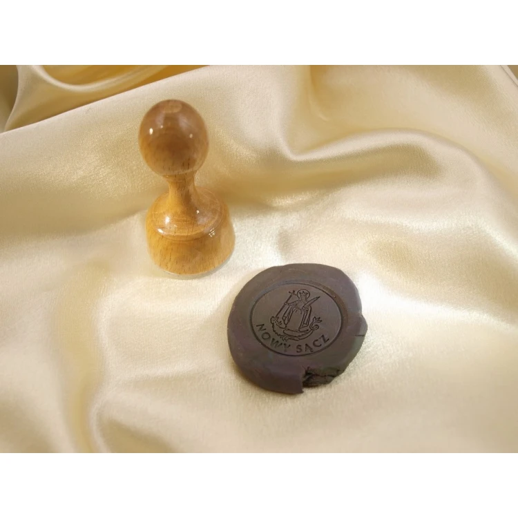 Stempel z akrylu 35mm głębokość graweru około 1mm