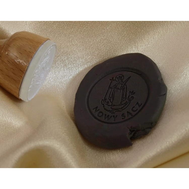Stempel z akrylu 35mm głębokość graweru około 1mm