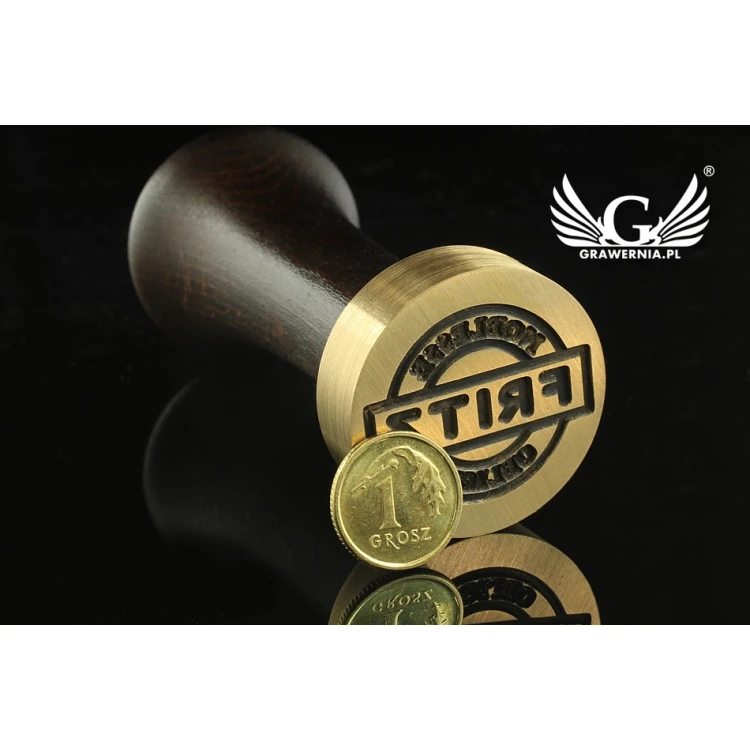 Stempel z logo do laku - średnica: 32mm - CNC