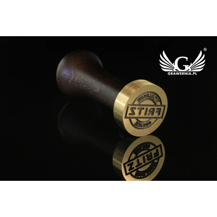 Stempel z logo do laku - średnica: 32mm - CNC