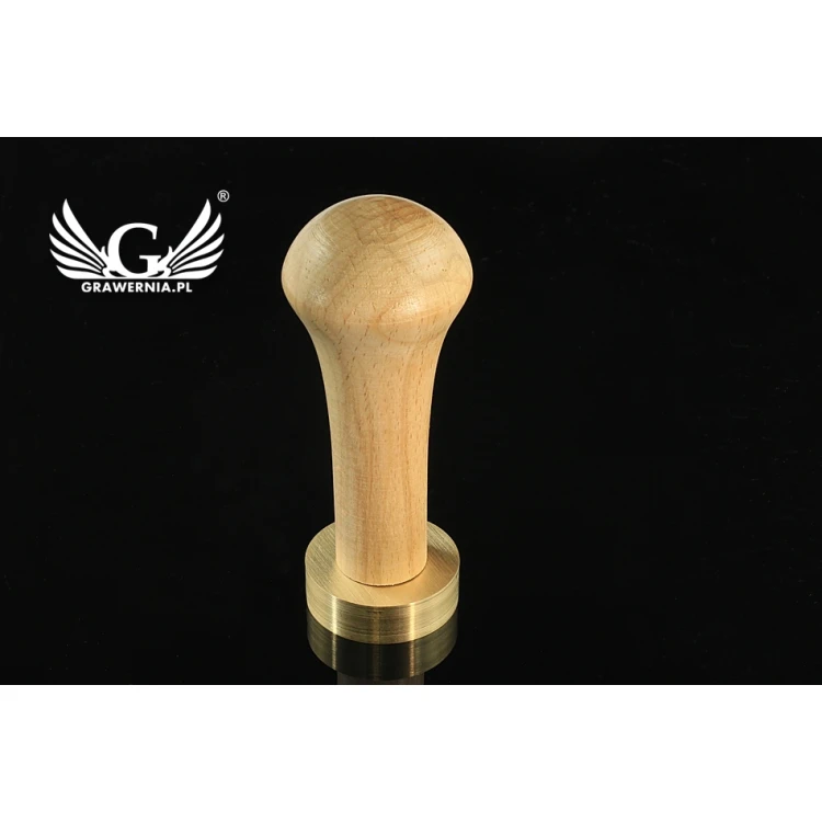 Stempel z logo do laku - średnica: 32mm - CNC