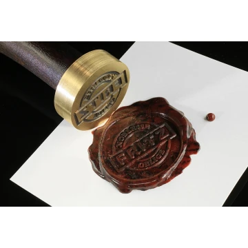 Stempel z logo do laku - średnica: 32mm - CNC