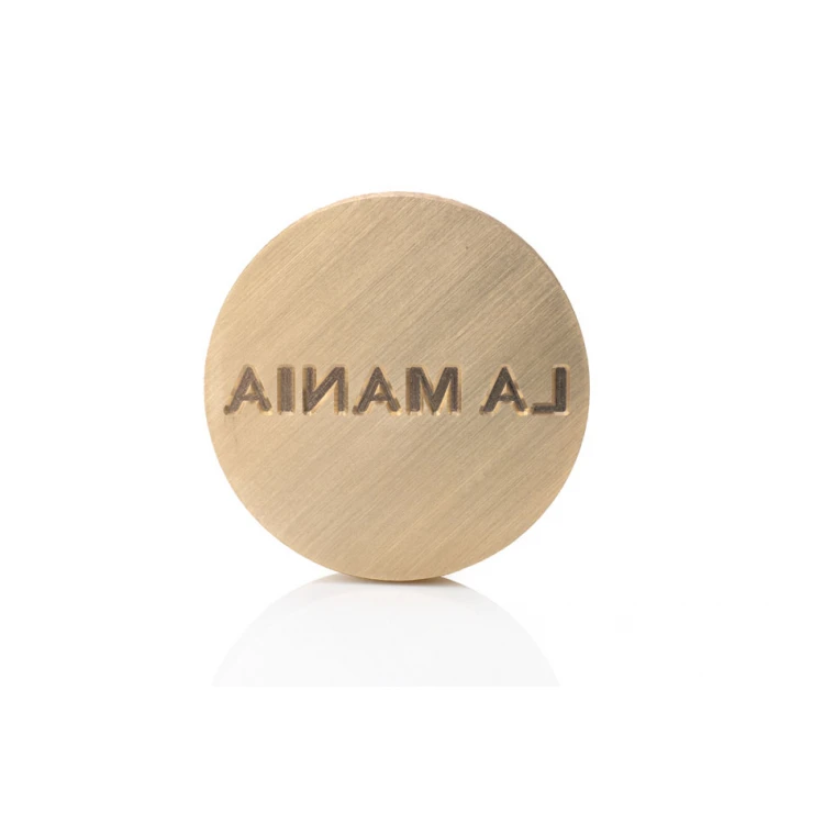 Stempel z logotypem do odbijania w laku - CNC - średnica 40mm - CNC101