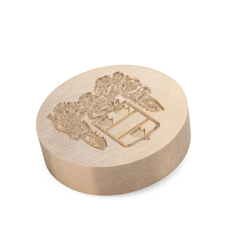 Stempel z logotypem do odbijania w laku - CNC - średnica 38mm - CNC109 