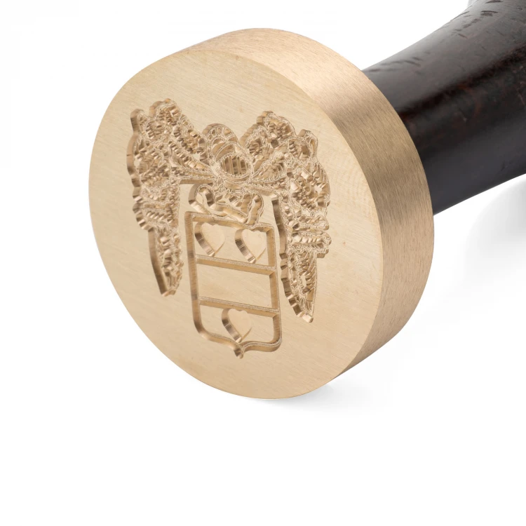 Stempel z logotypem do odbijania w laku - CNC - średnica 38mm - CNC109 
