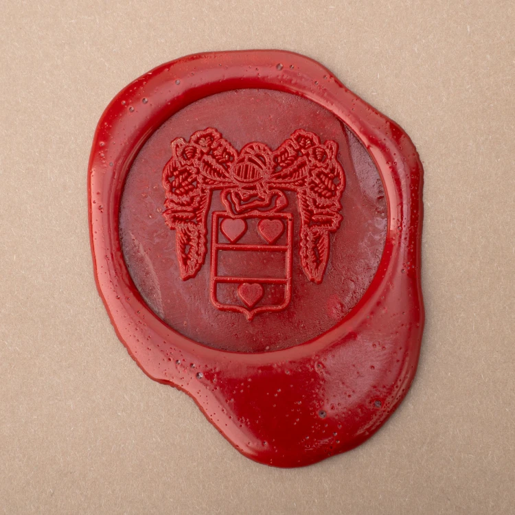 Stempel z logotypem do odbijania w laku - CNC - średnica 38mm - CNC109 