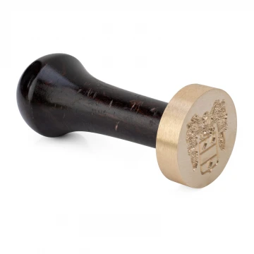 Stempel z logotypem do odbijania w laku - CNC - średnica 38mm - CNC109 