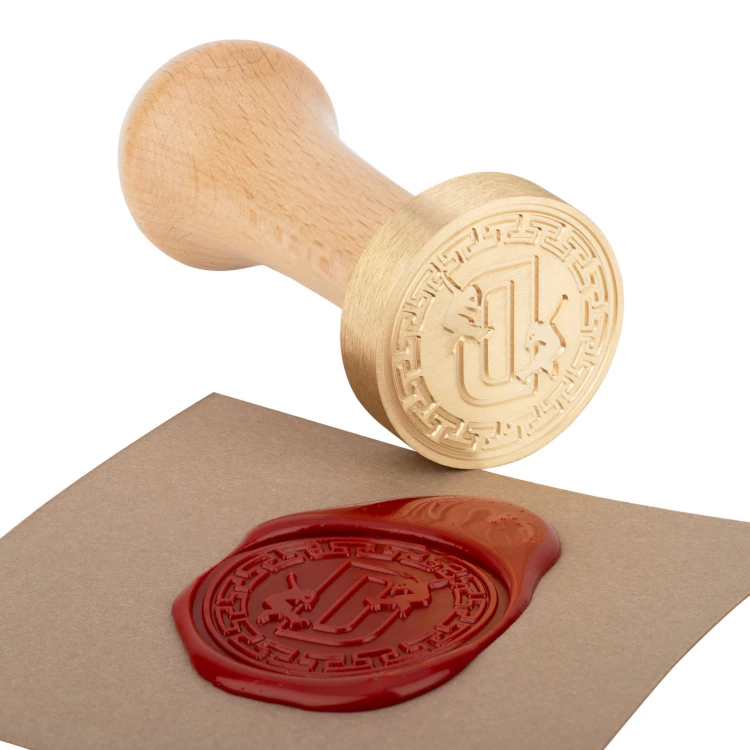 Stempel z logotypem do odbijania w laku - CNC - średnica 38mm - CNC112 