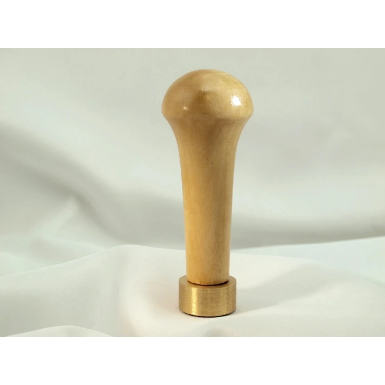 Stempel z mosiądzu do odbijania tuszem - średnica 22mm, głębokość graweru około 0,4mm