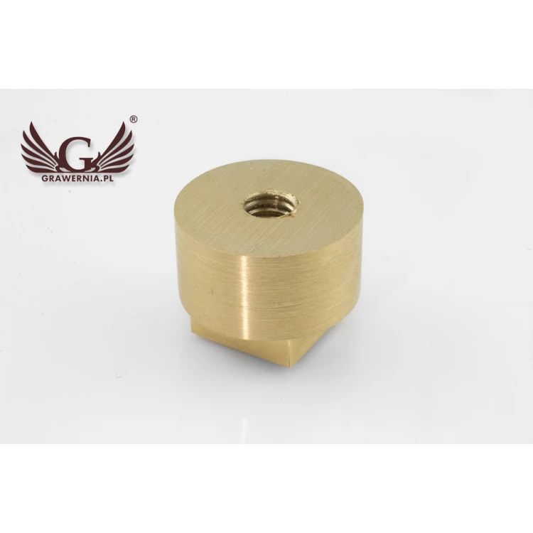Stempel z mosiądzu do odbijania tuszem - wymiary odbicia: 10x10mm - ST012