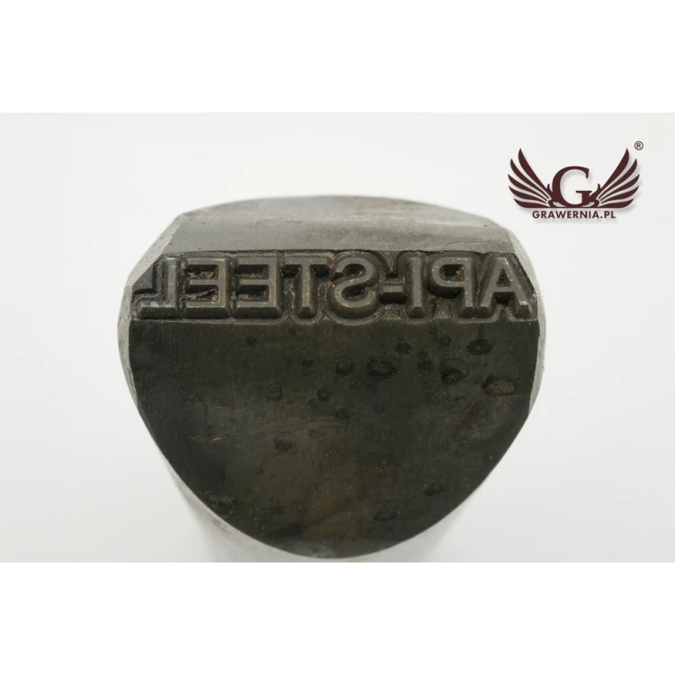 Stempel ze stali do wybijania w metalu - wymiary odbicia 3,5x25,6mm - CNC066