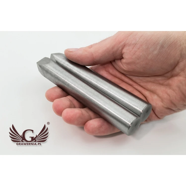 Stempel ze stali do wybijania w metalu - wymiary odbicia 10x10mm - CNC068
