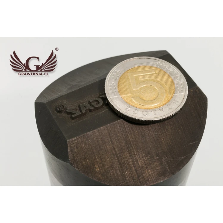 Stempel ze stali do wybijania w metalu - wymiary odbicia 38x10mm - CNC069