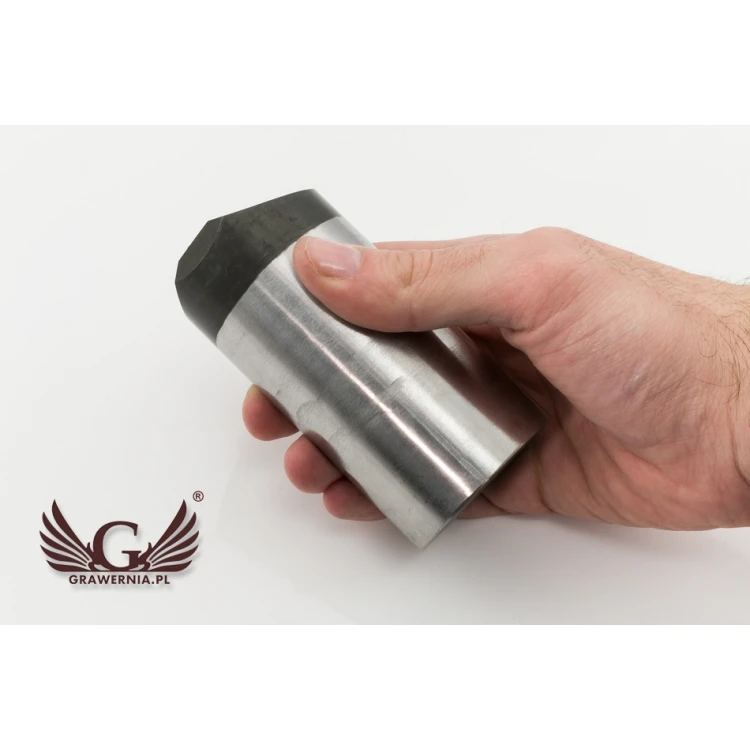 Stempel ze stali do wybijania w metalu - wymiary odbicia 38x10mm - CNC069