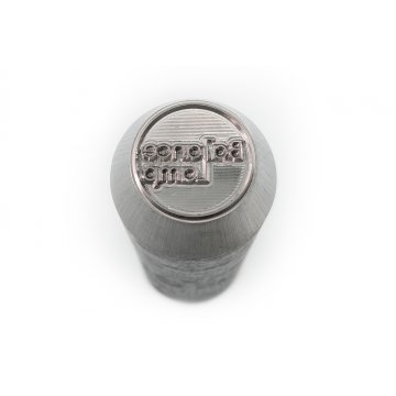 Stempel ze stali do wybijania w metalu - wymiary odbicia 20x20mm - CNC072 