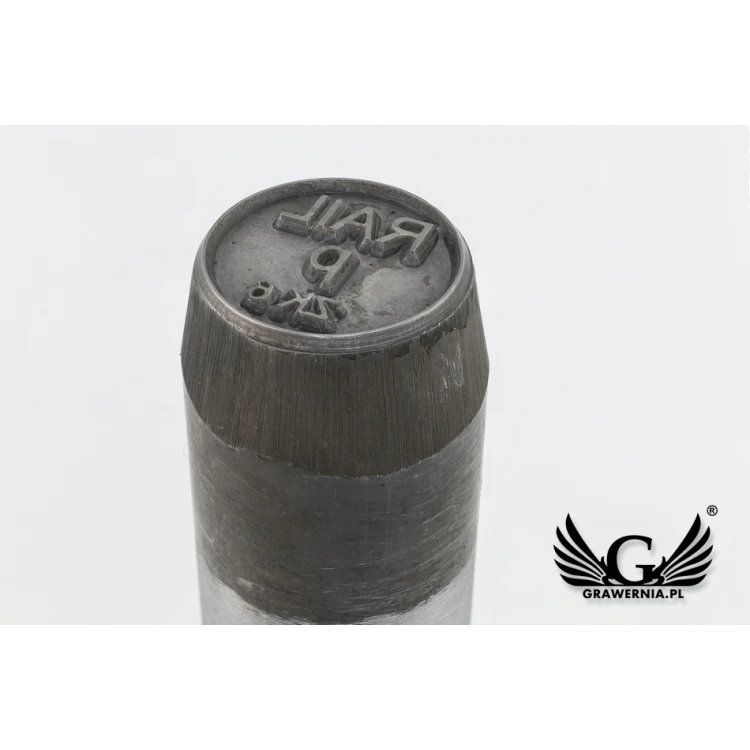 Stempel ze stali do wybijania w metalu - średnica odbicia 15mm - CNC077