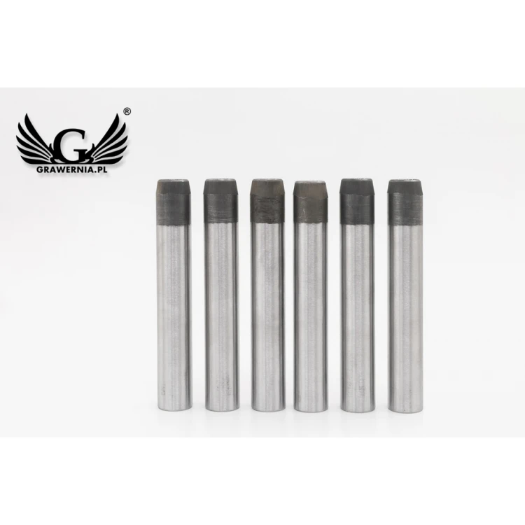 Stempel ze stali do wybijania w metalu - średnica odbicia 15mm - CNC077