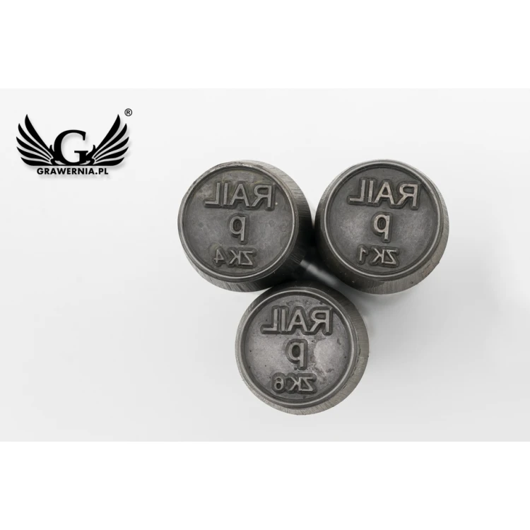 Stempel ze stali do wybijania w metalu - średnica odbicia 15mm - CNC077