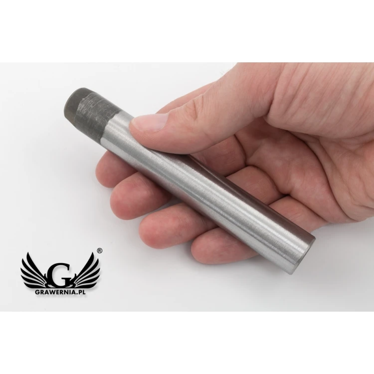 Stempel ze stali do wybijania w metalu - średnica odbicia 15mm - CNC077