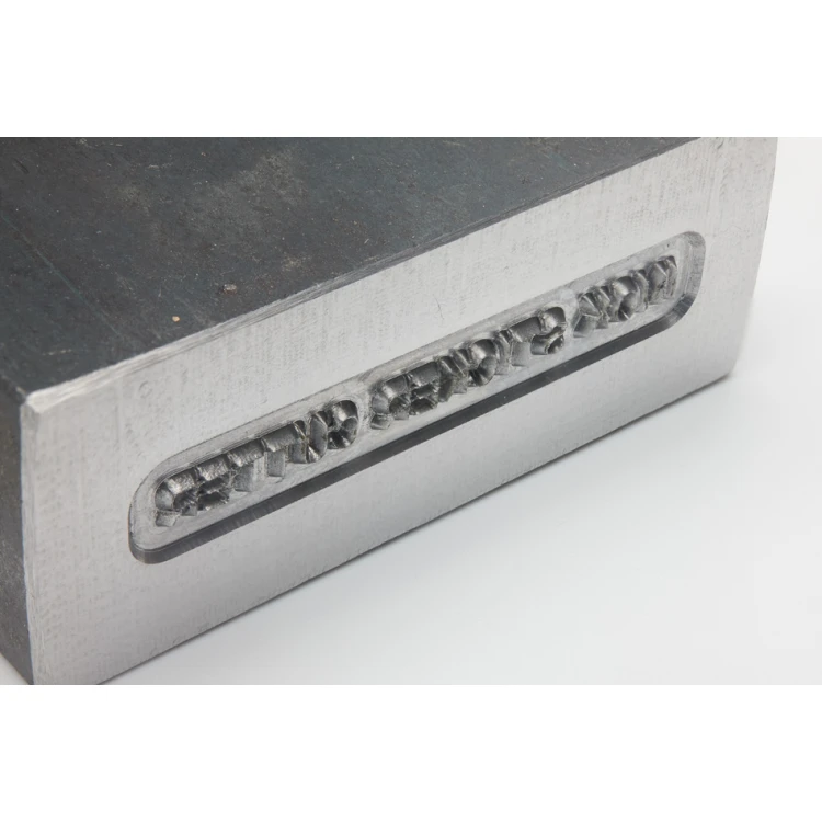 Stempel ze stali do wybijania w metalu - wymiary odbicia 30X3mm - CNC090