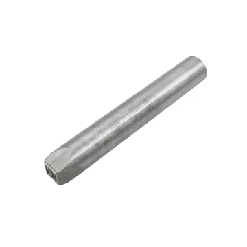 Stempel ze stali do wybijania w metalu - wymiary odbicia 10x10mm - CNC068